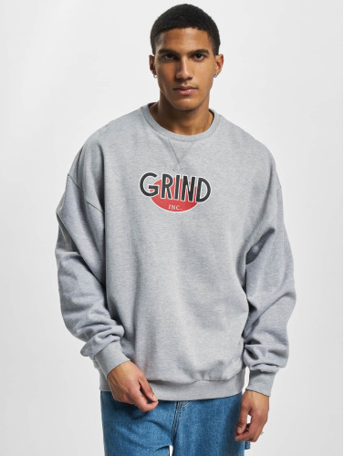 Grind Inc / trui Logo R Neck in grijs