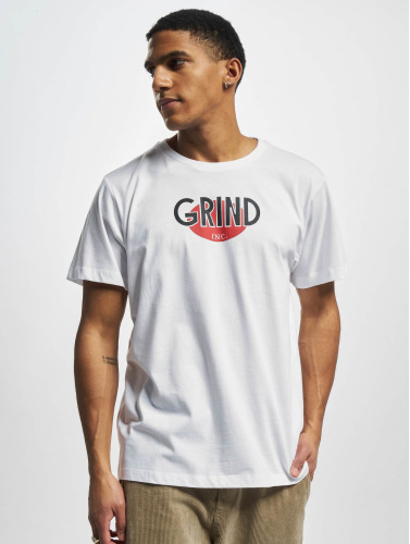 Grind Inc / t-shirt Logo R Neck in wit