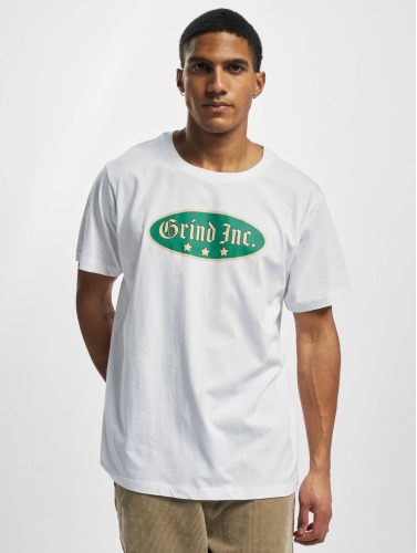 Grind Inc / t-shirt Oldschool Logo in wit