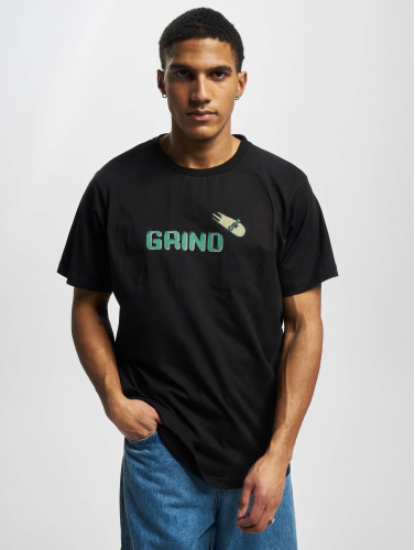 Grind Inc / t-shirt Pizza R Neck in zwart