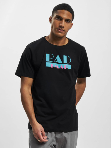 Bad Mad / t-shirt Miami R Neck in zwart
