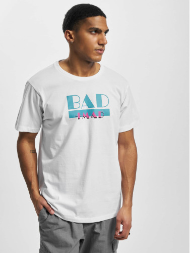 Bad Mad / t-shirt Miami R Neck in wit