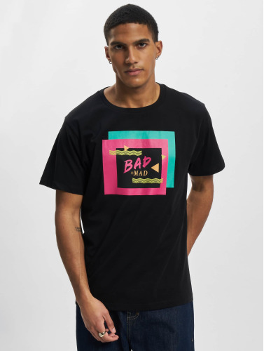 Bad Mad / t-shirt Berlin R Neck in zwart