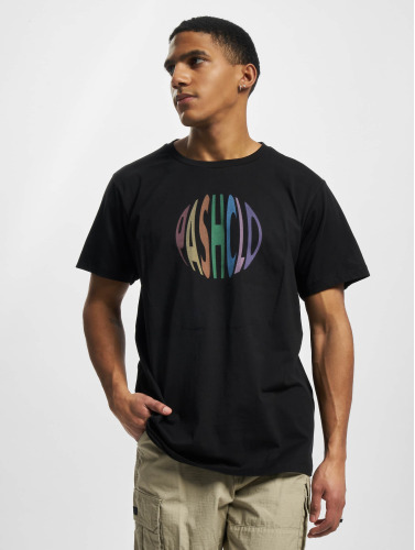 Pash / t-shirt Round Color R Neck in zwart