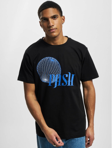 Pash / t-shirt Globe R Neck in zwart