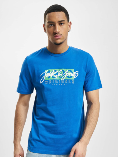 Jack & Jones / t-shirt Races Crew Neck in blauw