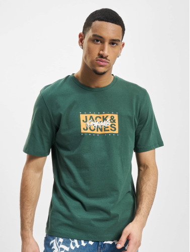 Jack & Jones / t-shirt Races Crew Neck in groen