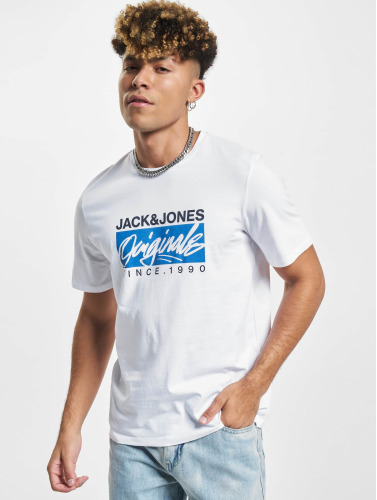 Jack & Jones / t-shirt Races Crew Neck in wit