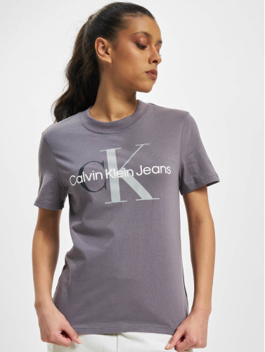Calvin Klein / t-shirt Two Tone Monogram in grijs