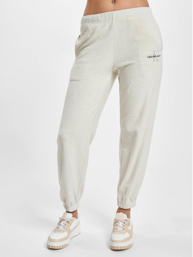 Calvin Klein Jeans / joggingbroek Monogram Towelling in beige