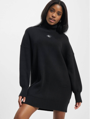 Calvin Klein / jurk Badge Loose Sweater in zwart