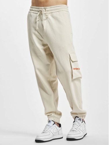 Calvin Klein Jeans / joggingbroek Two Tone Monogram in beige