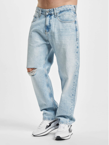 Calvin Klein / Straight fit jeans 90s Crop in blauw