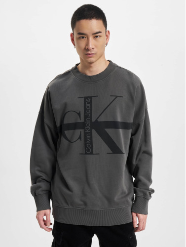 Calvin Klein / trui Stripe Washed in grijs