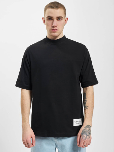 Calvin Klein / t-shirt Bold Logo Colorblock in zwart