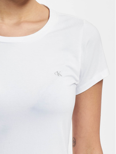 Calvin Klein CK One Pyjamashirt/Homewear top 2 Pack Wit Katoen 40
