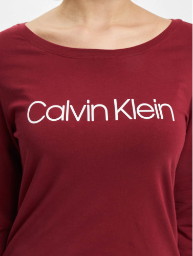 Calvin Klein Pyjama lange broek Rood Katoen 36