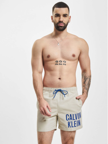 Calvin Klein big side logo zwemshort grijs - S