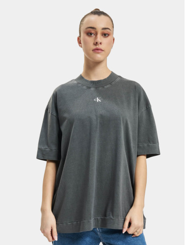 Calvin Klein / t-shirt Wash Rib Mix Boyfriend in zwart