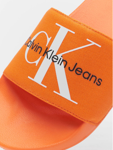 Calvin Klein / Slipper/Sandaal Monogram in oranje