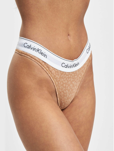 Calvin Klein / ondergoed Underwear Tanga Mini Animal in beige