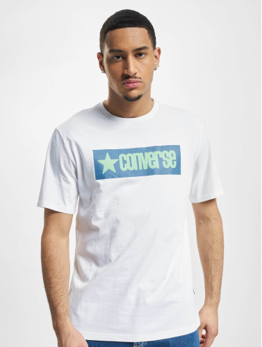 Converse / t-shirt Retro Box Wordmark in wit