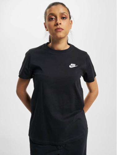 Nike Sportswear Club Dames T-Shirt - Zwart - Maat XS