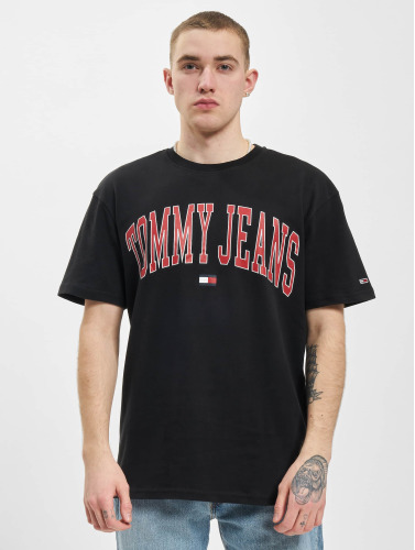 Tommy Jeans / t-shirt Classic Collegiate in zwart