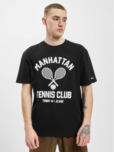 Tommy Jeans / t-shirt Classic Tennis Vintag in zwart