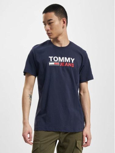 Tommy Jeans / t-shirt Corp Logo in blauw