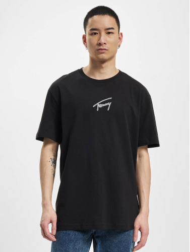 Tommy Jeans / t-shirt Classic Signature in zwart