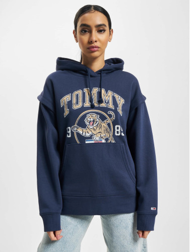 Tommy Jeans / Hoody College Tiger in blauw
