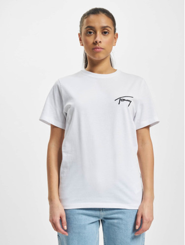 Tommy Jeans Tjw Rlxd Tommy Signature Ss Tops & T-shirts - Wit