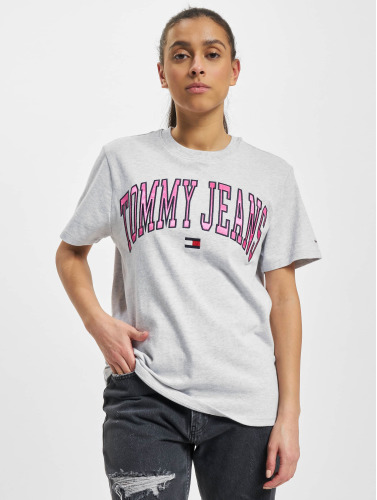 Tommy Jeans / t-shirt Relaxed Collegiate Logo in grijs