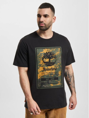 Timberland / t-shirt All over Print Logo in zwart