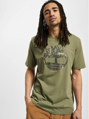 Timberland / t-shirt Tree Logo Camo in grijs