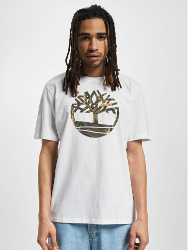 Timberland / t-shirt Tree Logo Camo in wit