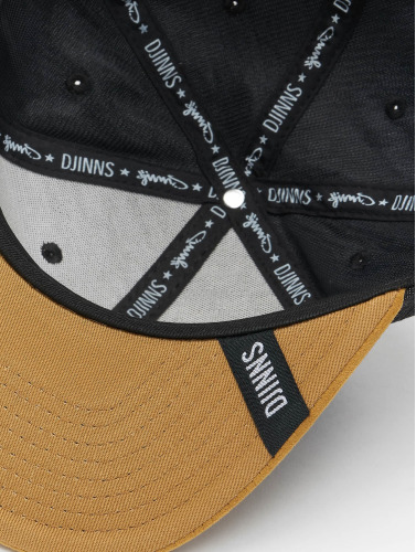 Djinns / snapback cap 6 Panel Linen 2015 in zwart