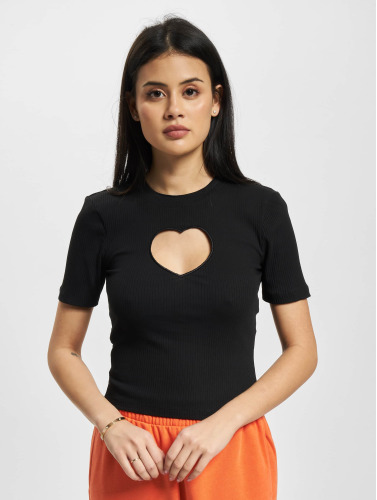 Only / t-shirt Randi Heart in zwart