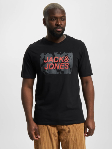 Jack & Jones / t-shirt Colauge Crew Neck in zwart