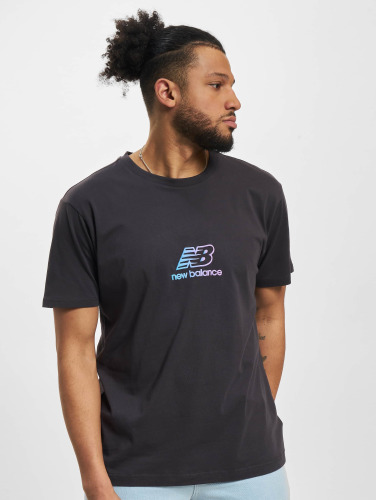 New Balance / t-shirt Essentials Puff Print in grijs