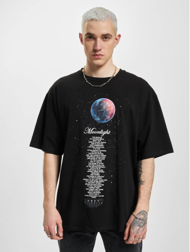 VSCT Clubwear / t-shirt Moonlight Poem in zwart