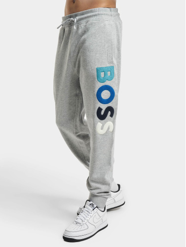 Hugo / joggingbroek Secolorfleece Logo in grijs