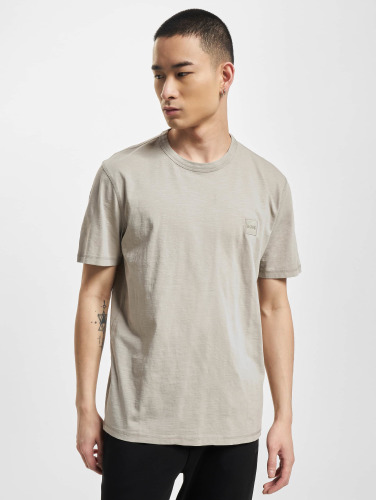 Hugo / t-shirt Regular Fit Logo Patch in grijs