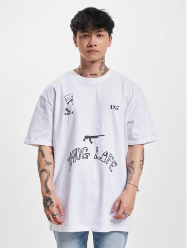 Thug Life / t-shirt 2PTatts in wit