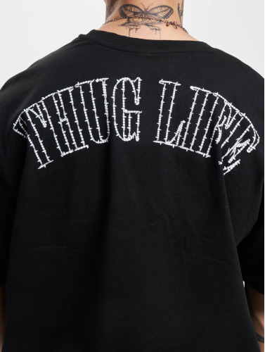 Thug Life / t-shirt Wire in zwart
