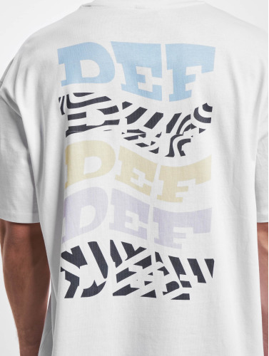 DEF / t-shirt Oversized ZEBRA in wit