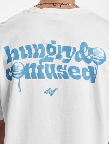 DEF / t-shirt Oversized HUNGRY in wit