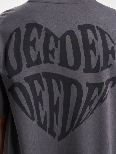 DEF / t-shirt Oversized HEART in grijs