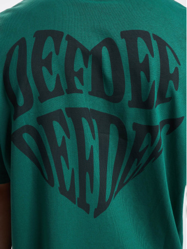 DEF / t-shirt Oversized HEART in groen